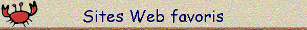Sites Web favoris